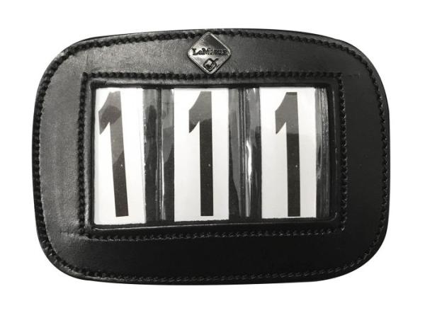 LeMieux Head Number Holder, rectangular, black